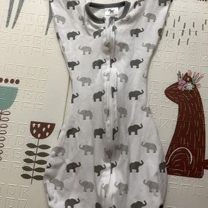 0-3 elephant swaddle